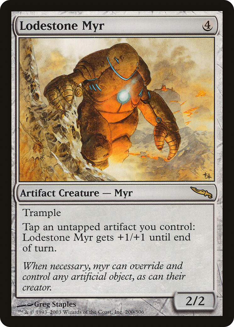 Lodestone Myr (MRD-200) [Mirrodin]