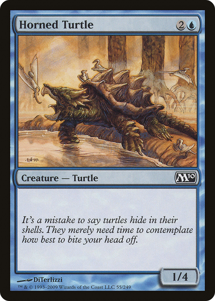 Horned Turtle (M10-055) [Magic 2010]