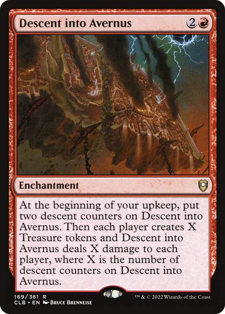 Descent into Avernus (CLB-169) [Commander Legends: Battle for Baldur's Gate] Foil