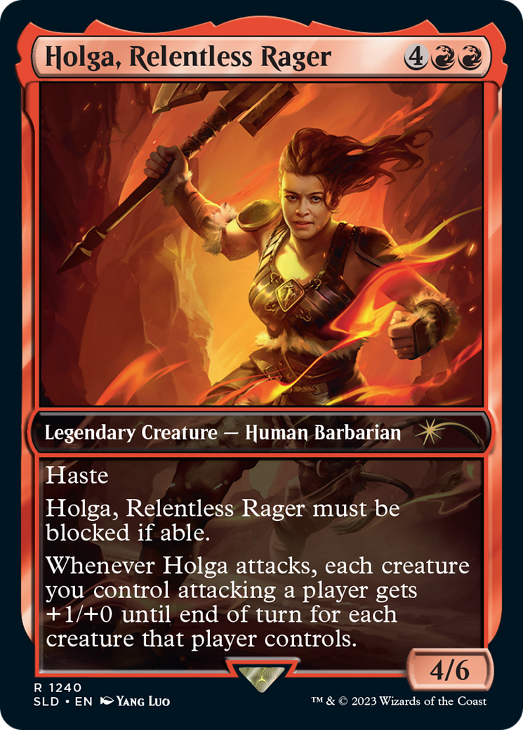 Holga, Relentless Rager (SLD-1240) [Secret Lair Drop] Foil