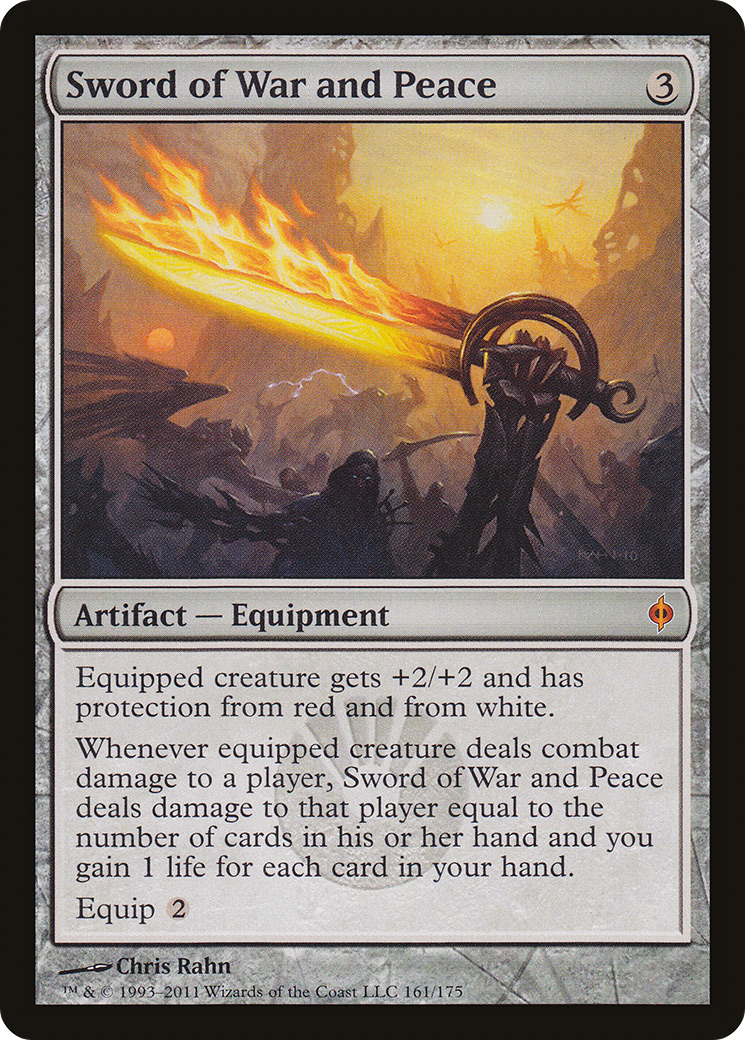 Sword of War and Peace (NPH-161) [New Phyrexia] Foil