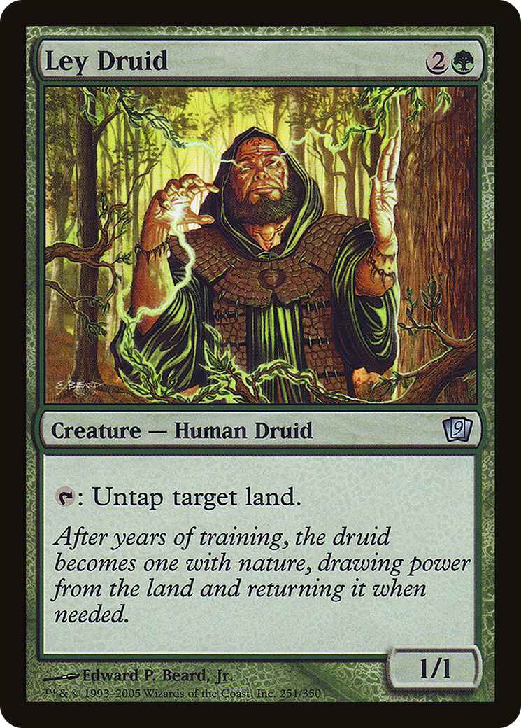 Ley Druid (9ED-251) [9th Edition] Foil