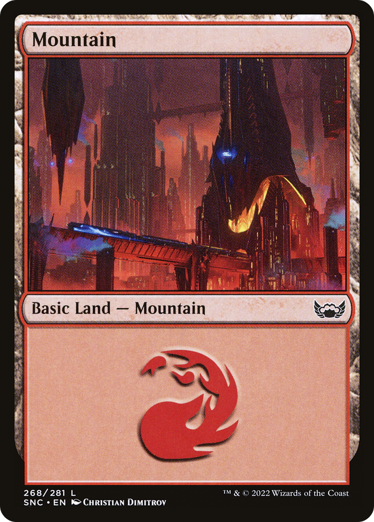 Mountain (SNC-268) [Streets of New Capenna] Foil
