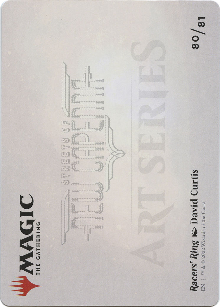 Racers' Ring // Racers' Ring (ASNC-080) (Borderless) [New Capenna Art Series] Foil