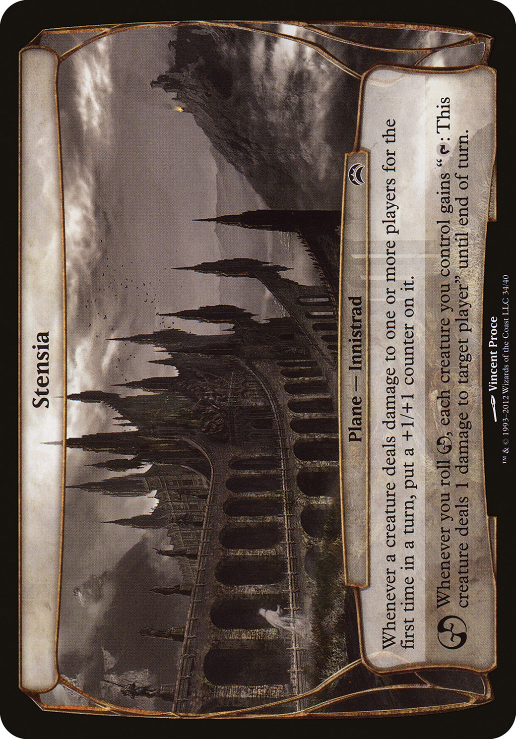 Stensia (Planechase 2012) (OVER-034) [Planechase 2012 Planes]