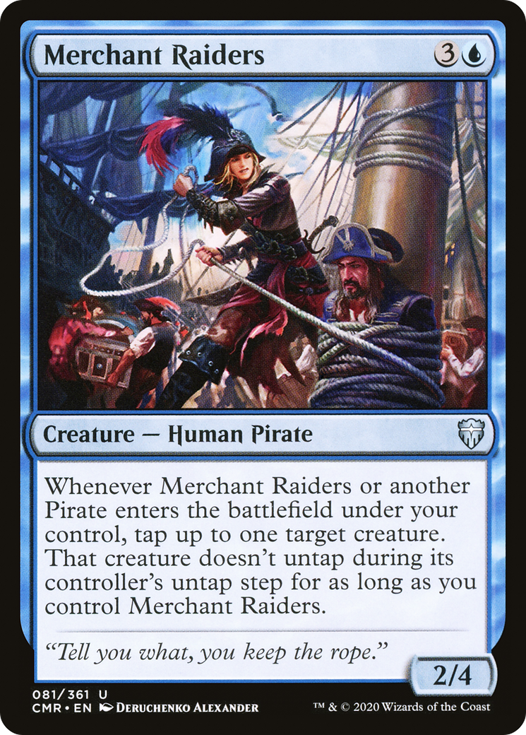 Merchant Raiders (CMR-081) [Commander Legends] Foil