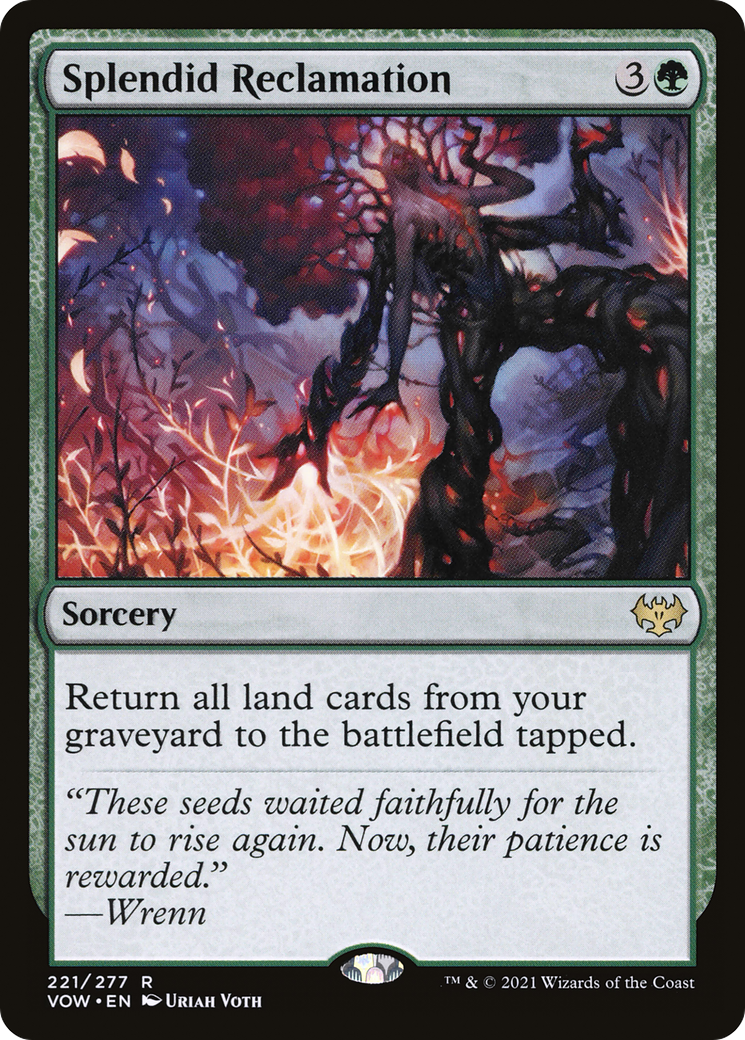 Splendid Reclamation (VOW-221) [Innistrad: Crimson Vow]