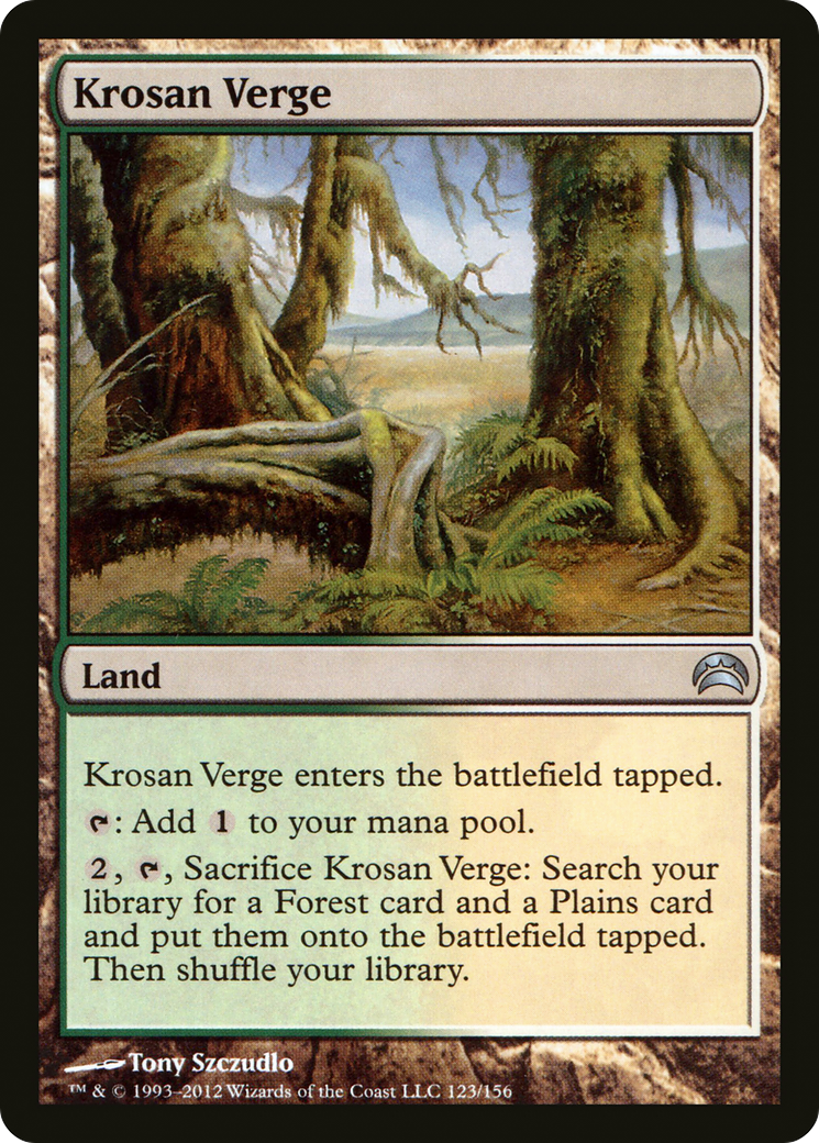 Krosan Verge (PC2-123) [Planechase 2012] Foil
