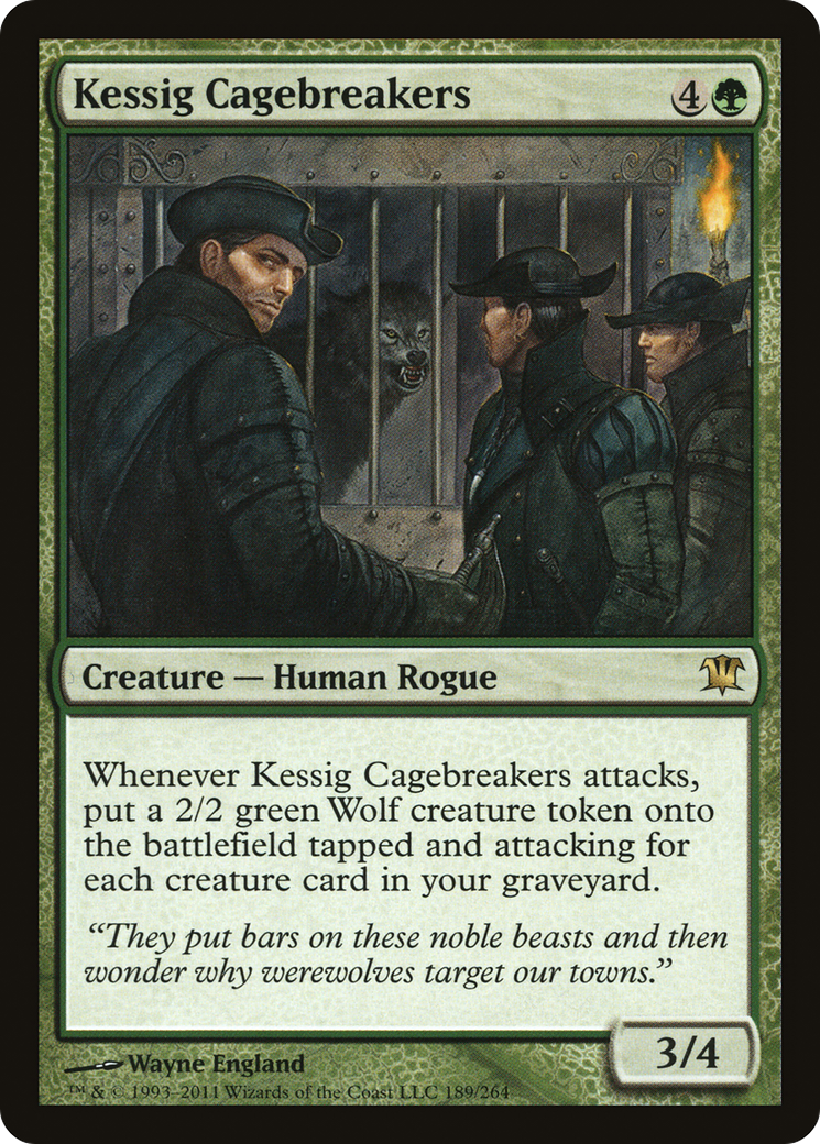 Kessig Cagebreakers (ISD-189) [Innistrad] Foil