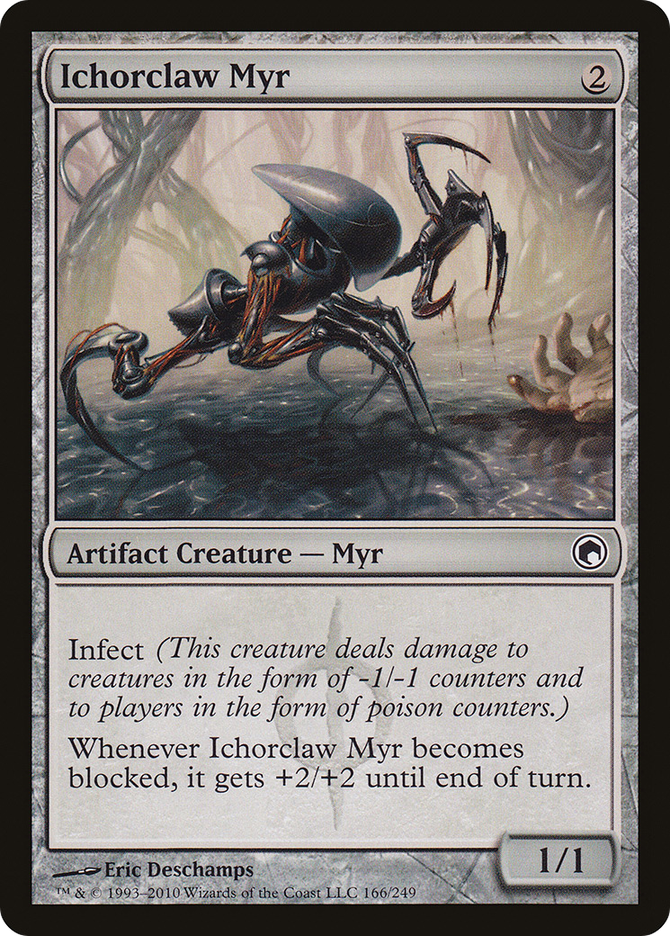 Ichorclaw Myr (SOM-166) [Scars of Mirrodin] Foil