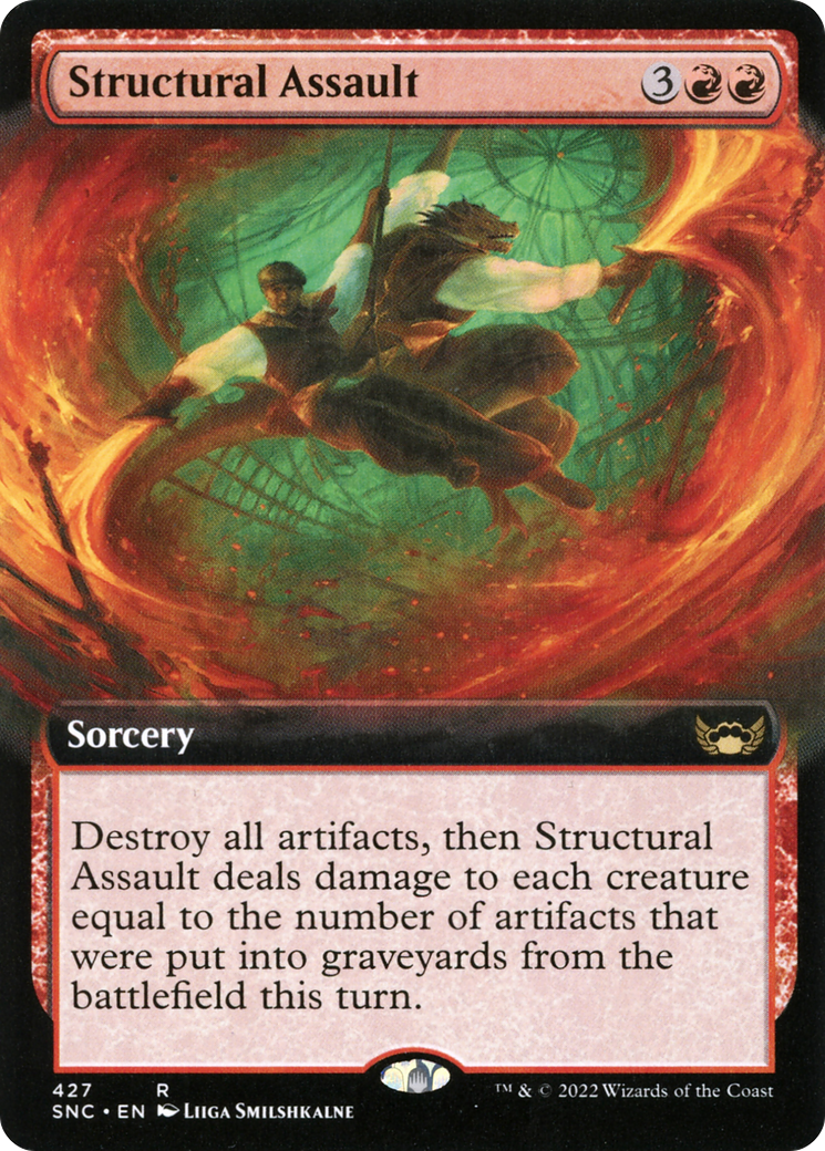 Structural Assault (Extended Art) (SNC-427) [Streets of New Capenna]