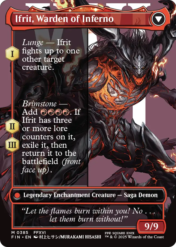 Clive, Ifrit's Dominant (FIN-385) (Borderless) [FINAL FANTASY]