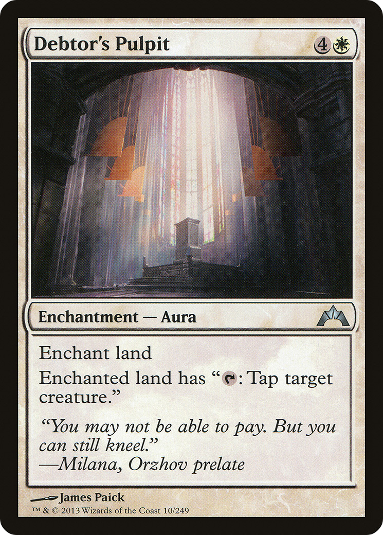 Debtor's Pulpit (GTC-010) [Gatecrash]