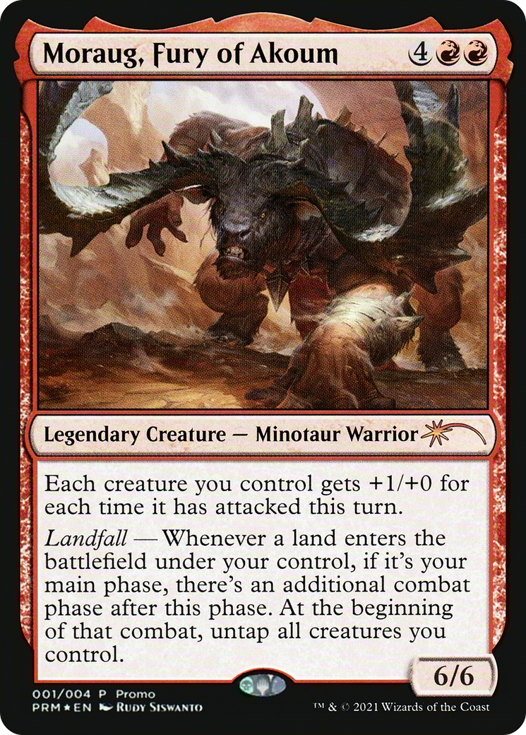 Moraug, Fury of Akoum (UMP-001) [Year of the Ox 2021] Foil