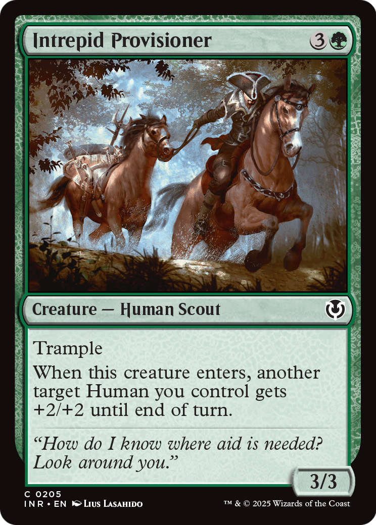 Intrepid Provisioner (INR-205) [Innistrad Remastered] Foil