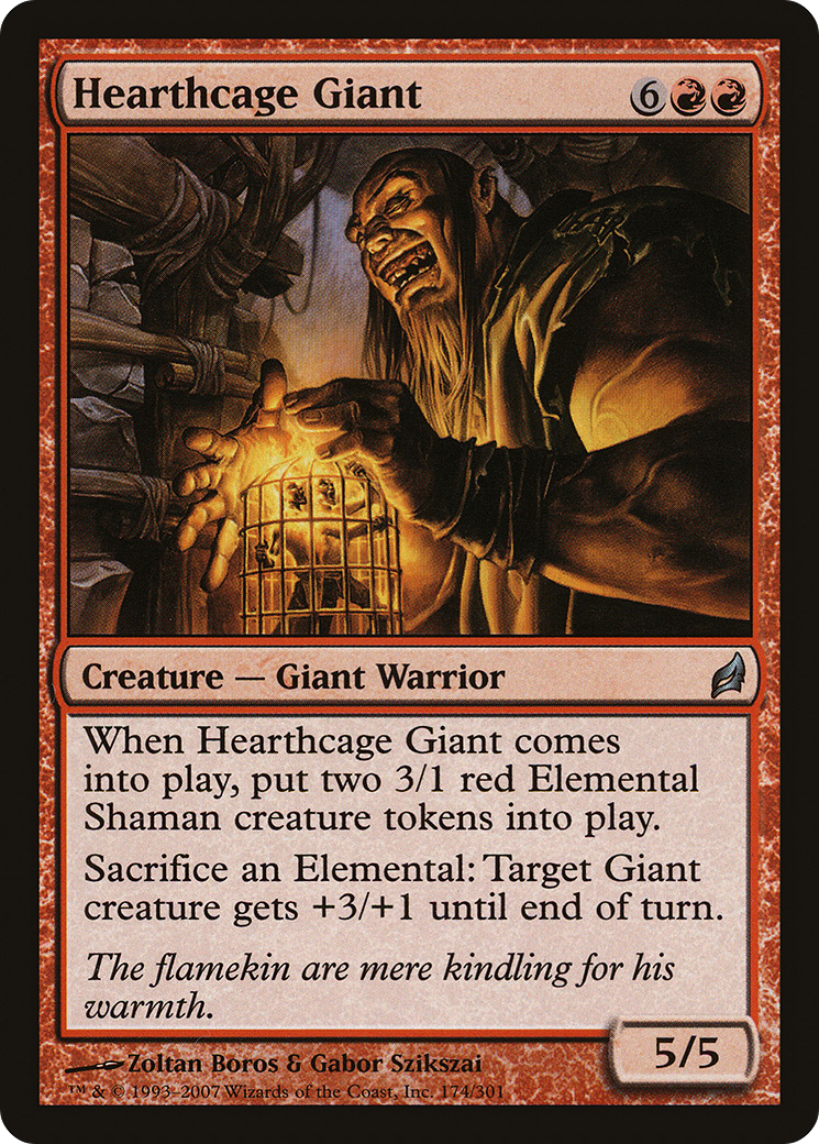 Hearthcage Giant (LRW-174) [Lorwyn] Foil