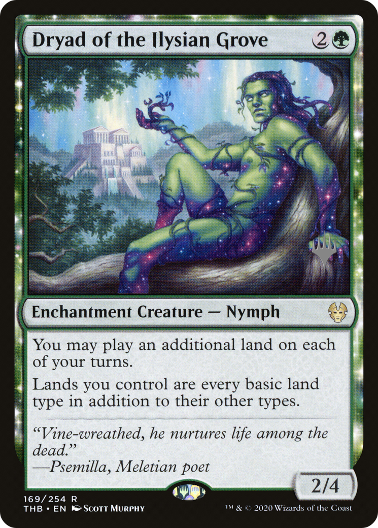 Dryad of the Ilysian Grove (PPTHB-169) [Promo Pack: Theros Beyond Death Promos]