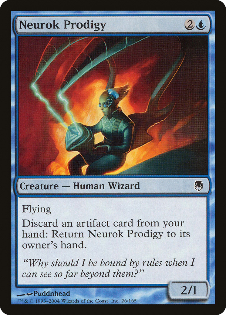 Neurok Prodigy (DST-026) [Darksteel] Foil