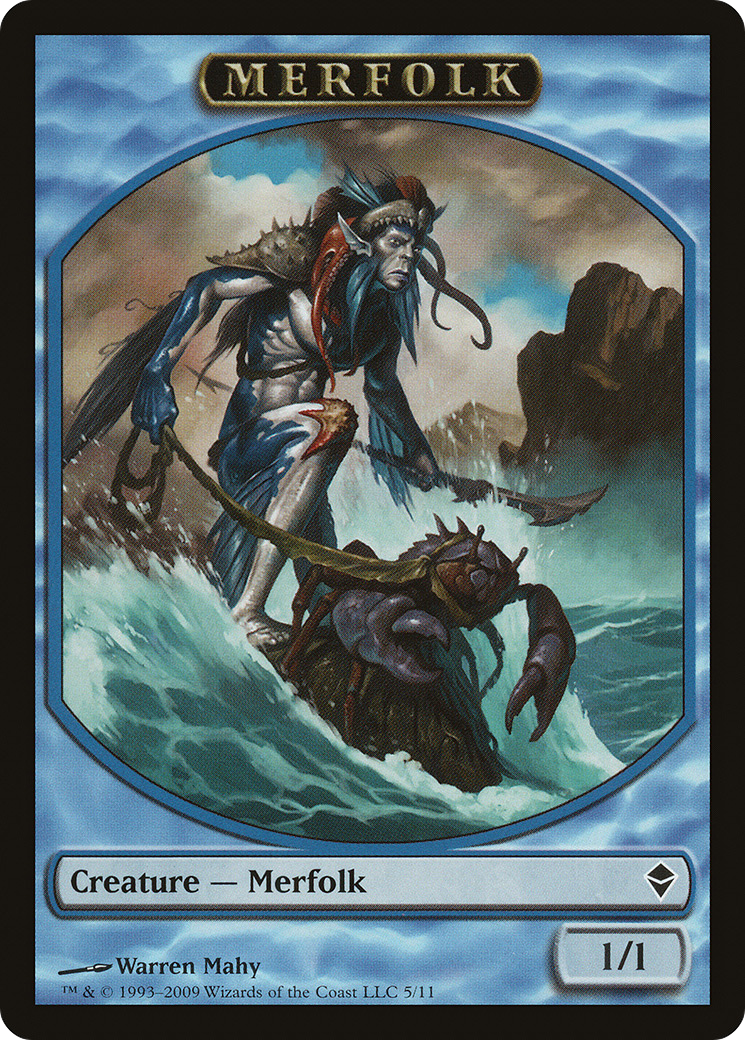 Merfolk Token (ZEN-005) [Zendikar Tokens]