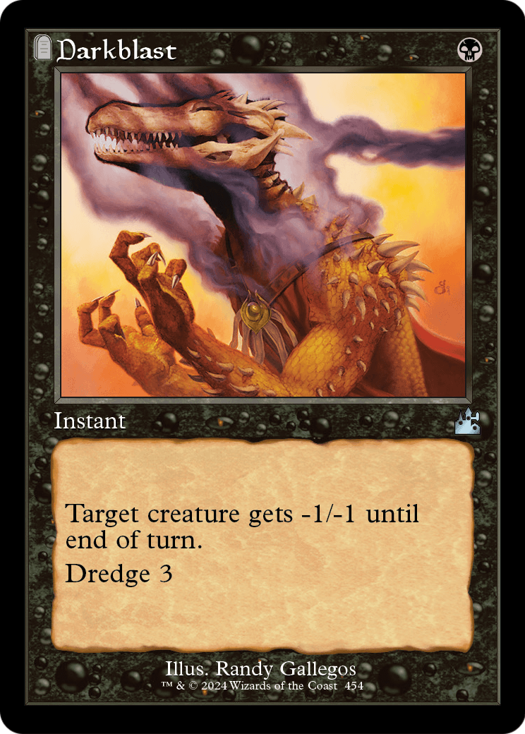 Darkblast (Retro Frame) (RVR-454) [Ravnica Remastered]