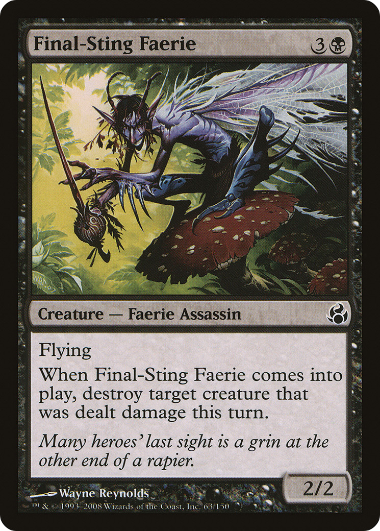 Final-Sting Faerie (MOR-063) [Morningtide] Foil