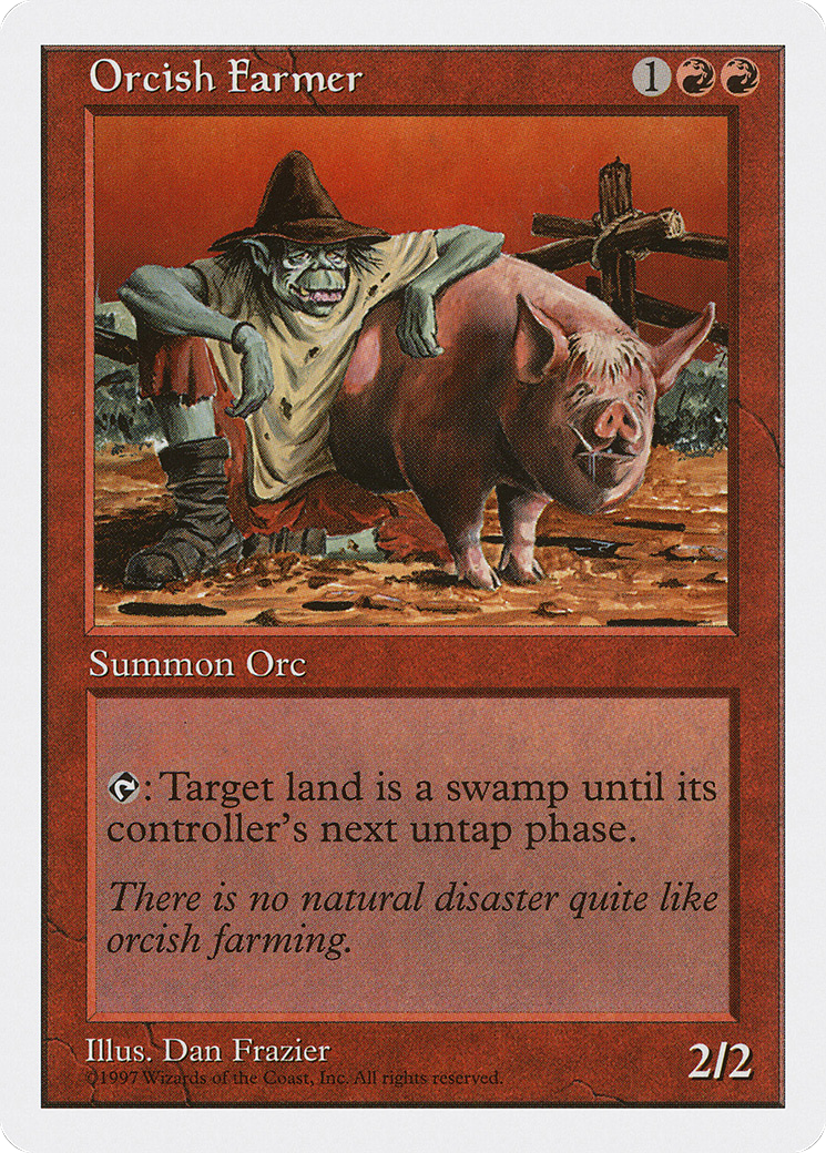 Orcish Farmer (5ED-256) [Fifth Edition]