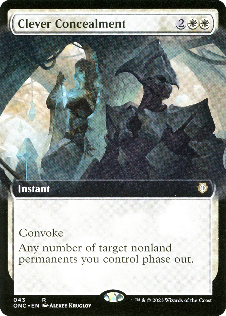 Clever Concealment (Extended Art) (ONC-043) [Phyrexia: All Will Be One Commander]