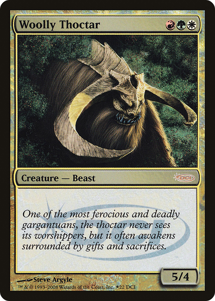 Woolly Thoctar (WPN-022) [DCI Promos] Foil