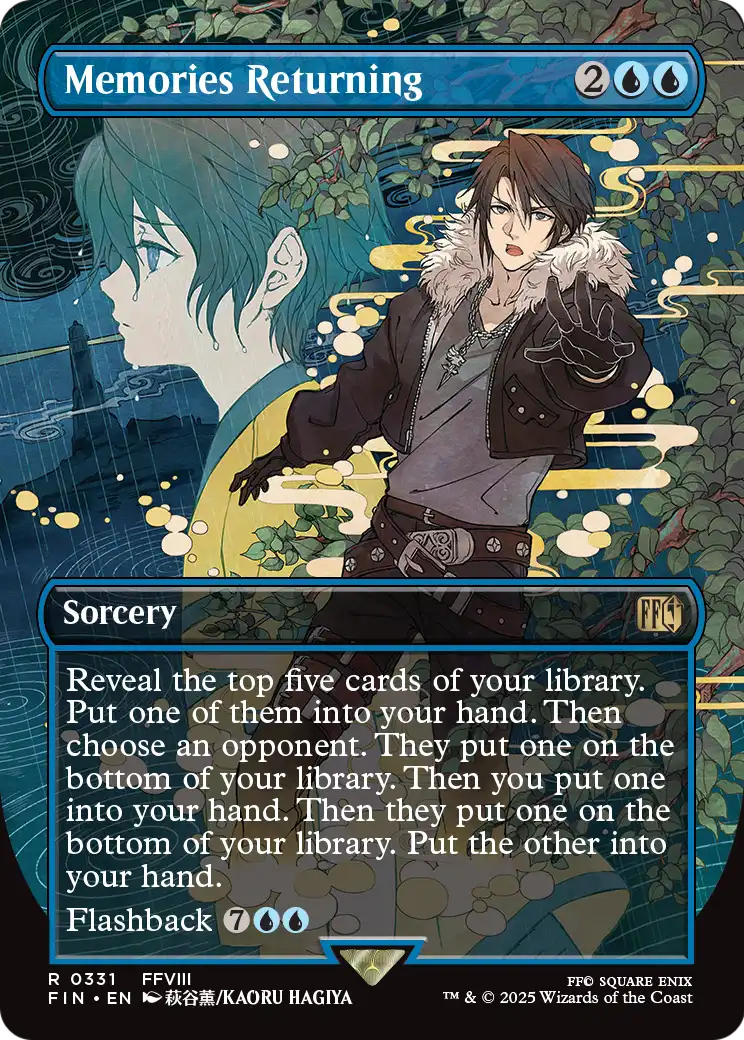 Memories Returning (Borderless) (FIN-331) [FINAL FANTASY] Foil