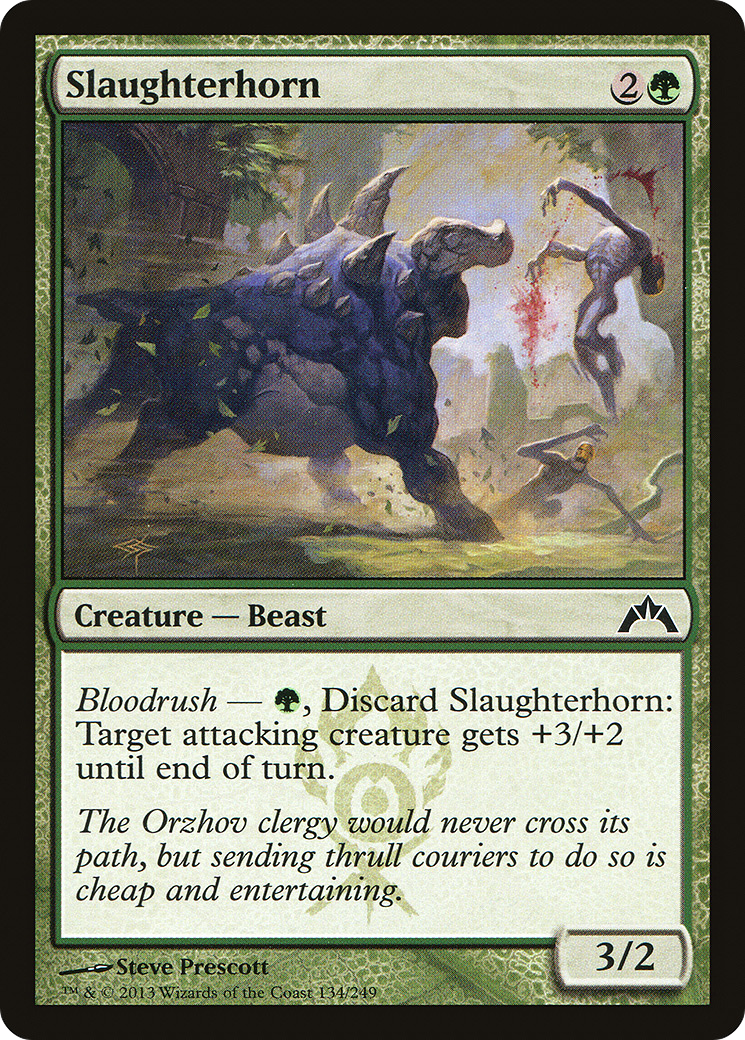 Slaughterhorn (GTC-134) [Gatecrash] Foil