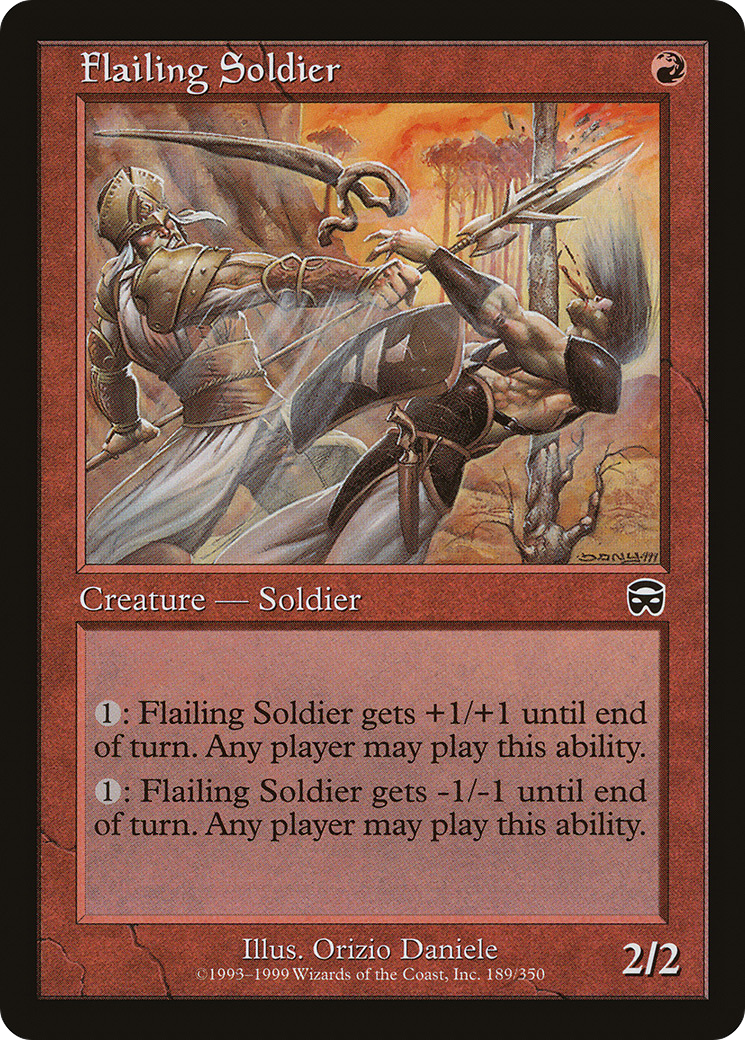 Flailing Soldier (MMQ-189) [Mercadian Masques]