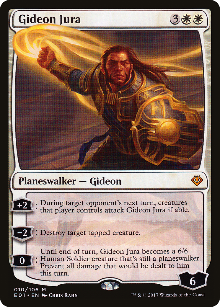 Gideon Jura (AC2-010) [Archenemy: Nicol Bolas]