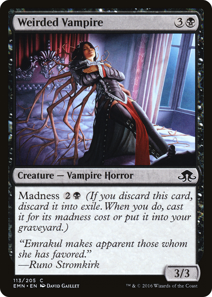 Weirded Vampire (EMN-113) [Eldritch Moon] Foil
