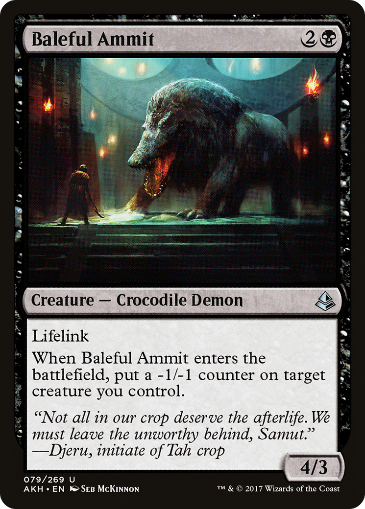Baleful Ammit (AKH-079) [Amonkhet]