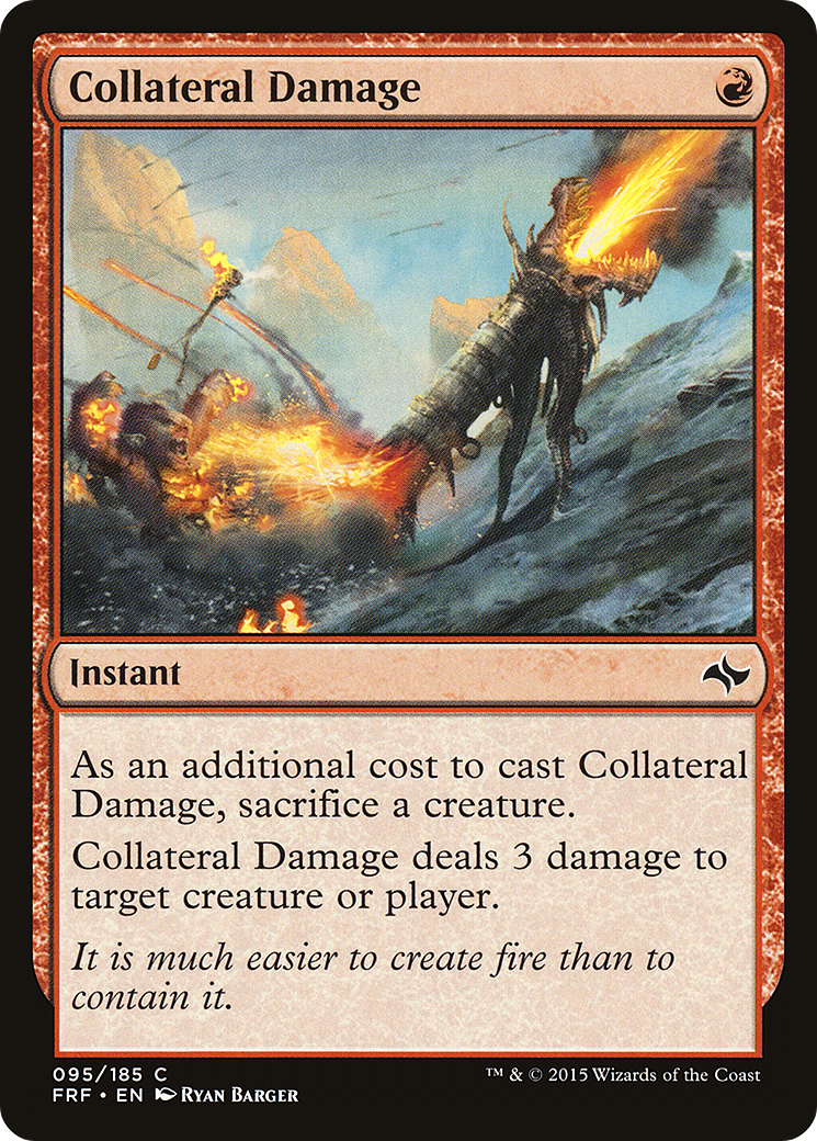 Collateral Damage (FRF-095) [Fate Reforged] Foil