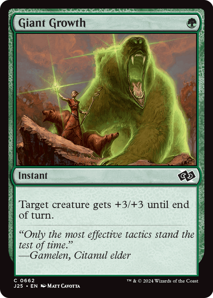 Giant Growth (J25-662) [Foundations Jumpstart]