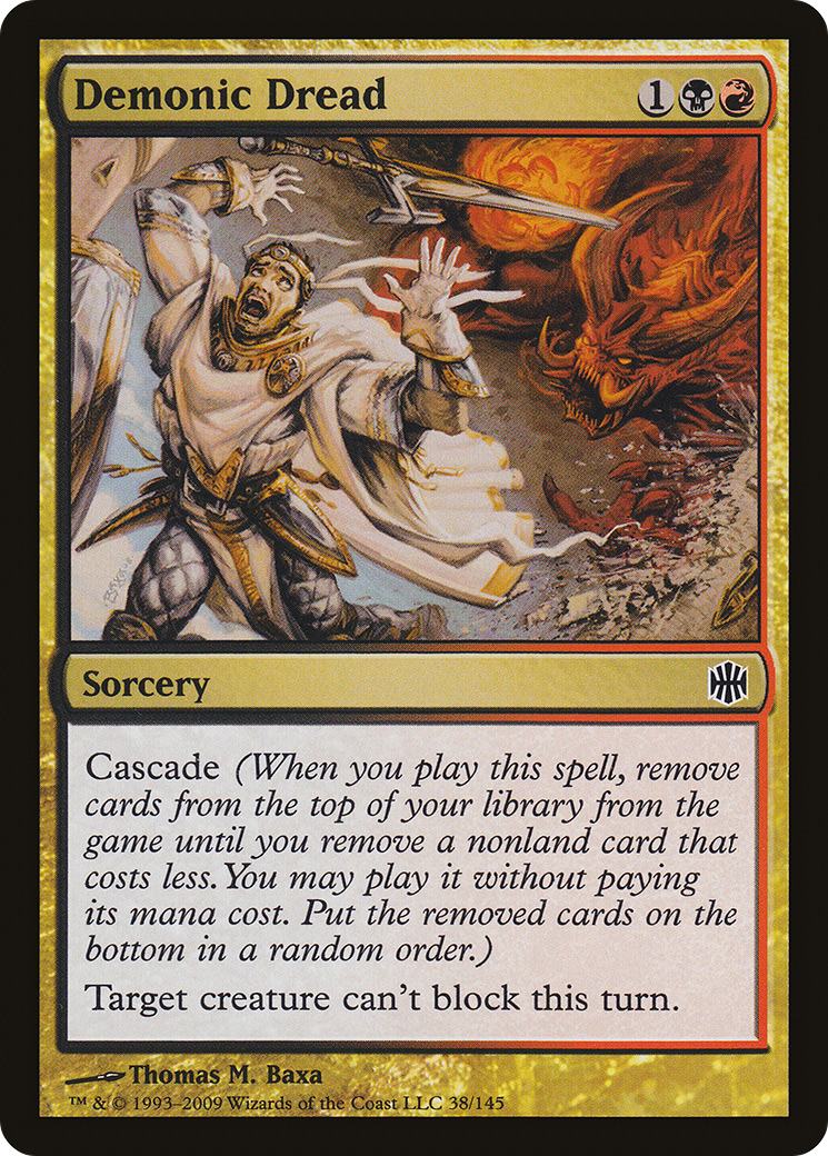 Demonic Dread (ARB-038) [Alara Reborn]