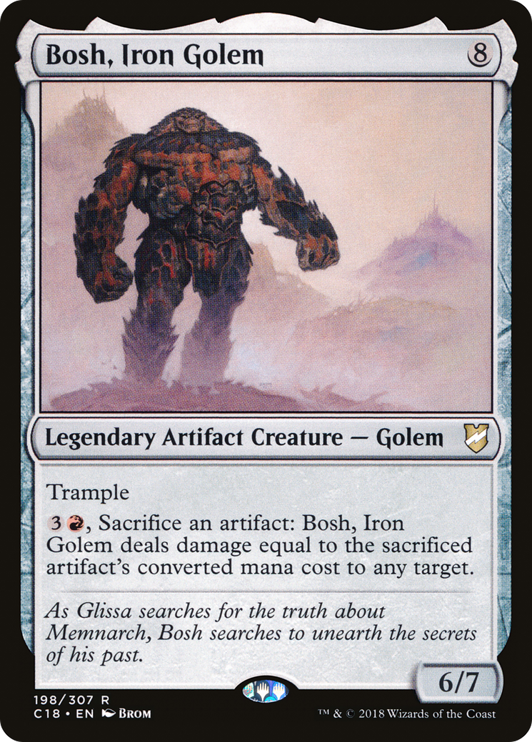 Bosh, Iron Golem (C18-198) [Commander 2018]