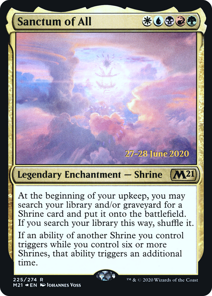 Sanctum of All (PRE-225S) [Core Set 2021 Promos] Foil