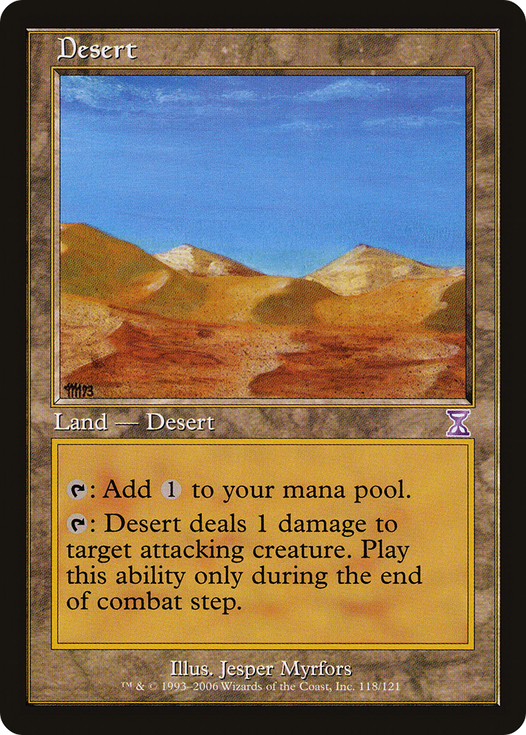 Desert (TSB-118) [Time Spiral Timeshifted] Foil