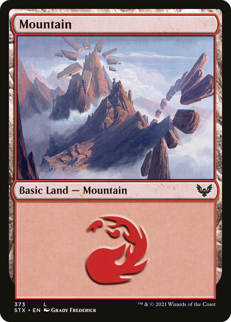 Mountain (STX-373) [Strixhaven: School of Mages]