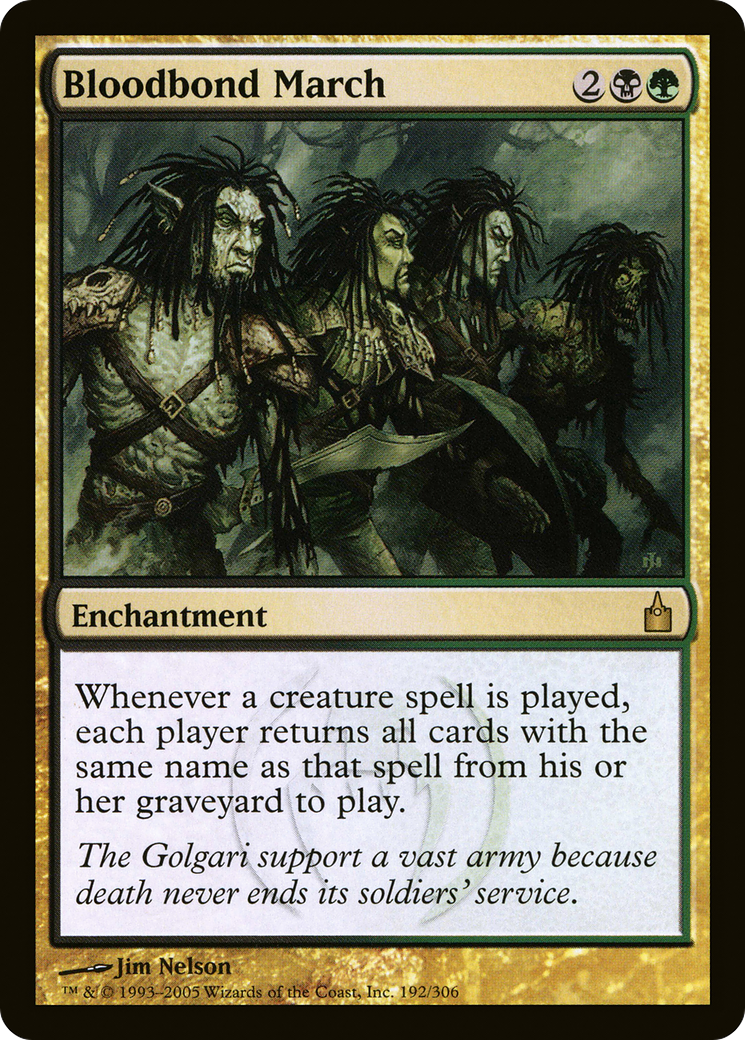 Bloodbond March (RAV-192) [Ravnica: City of Guilds] Foil