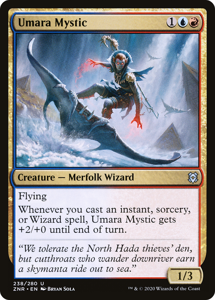 Umara Mystic (ZNR-238) [Zendikar Rising] Foil