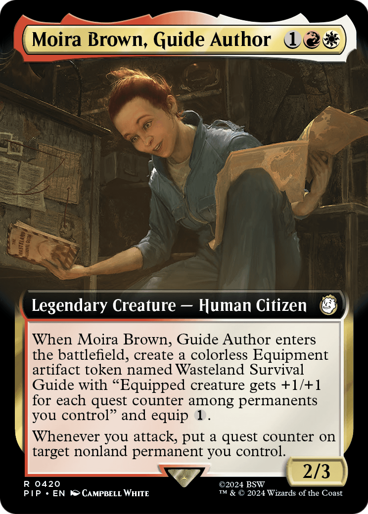 Moira Brown, Guide Author (Extended Art) (PIP-420) [Fallout]
