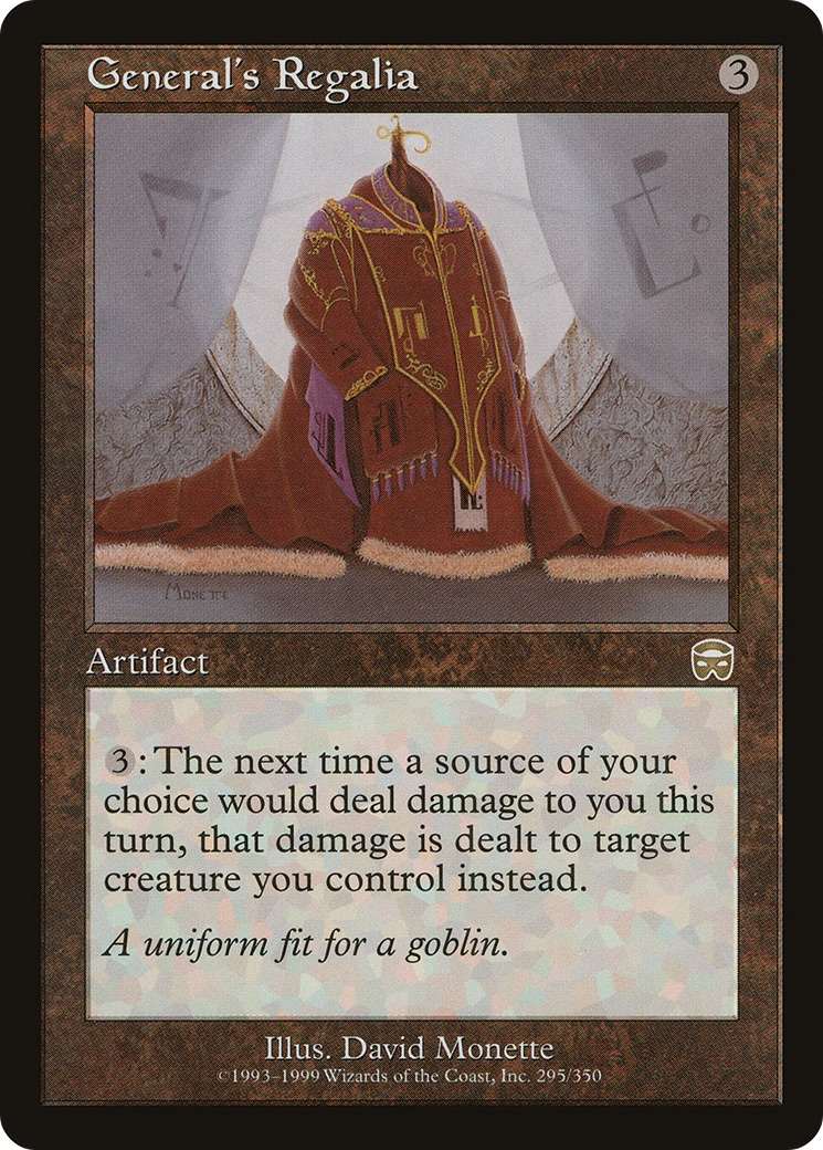 General's Regalia (MMQ-295) [Mercadian Masques] Foil