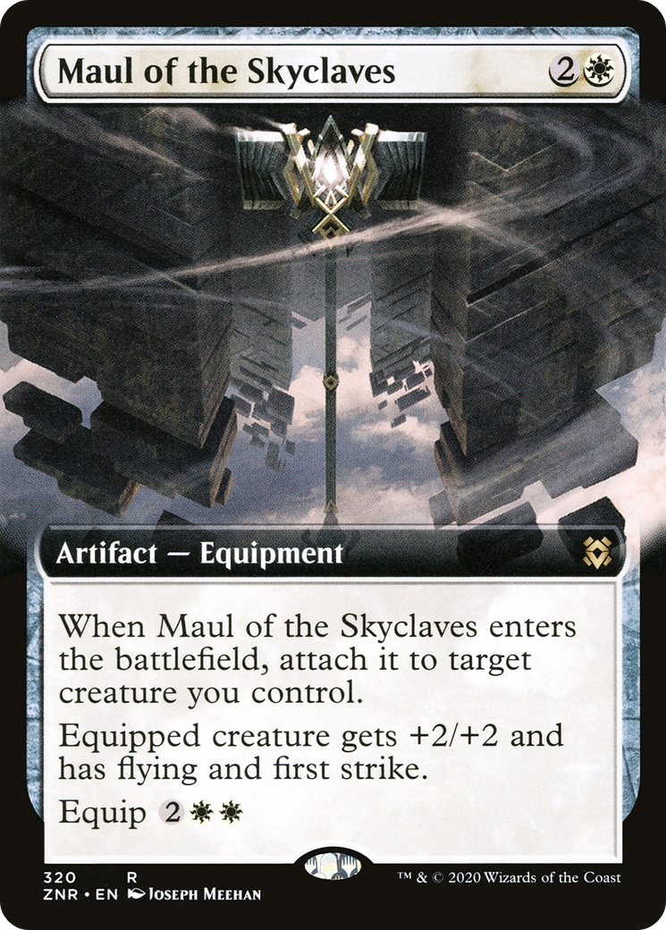 Maul of the Skyclaves (Extended Art) (ZNR-320) [Zendikar Rising] Foil