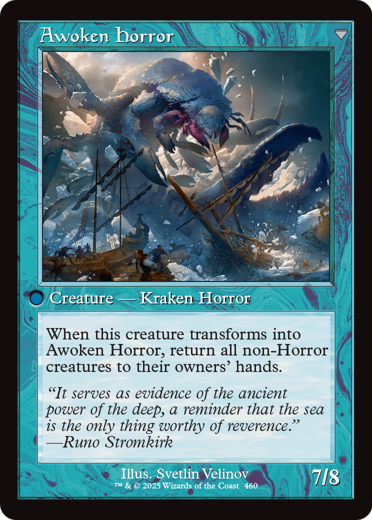 Thing in the Ice (Retro Frame) (INR-460) [Innistrad Remastered]