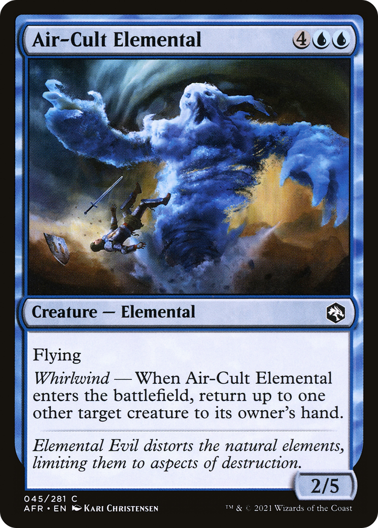 Air-Cult Elemental (AFR-045) [Adventures in the Forgotten Realms] Foil