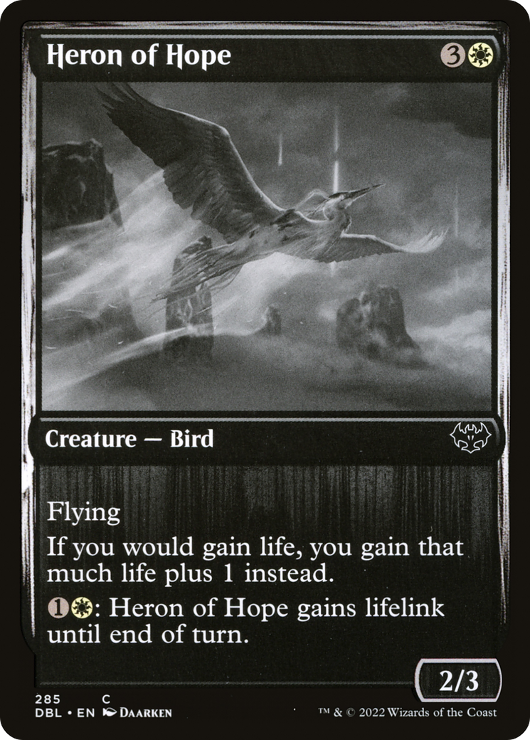 Heron of Hope (DBL-285) [Innistrad: Double Feature] Foil