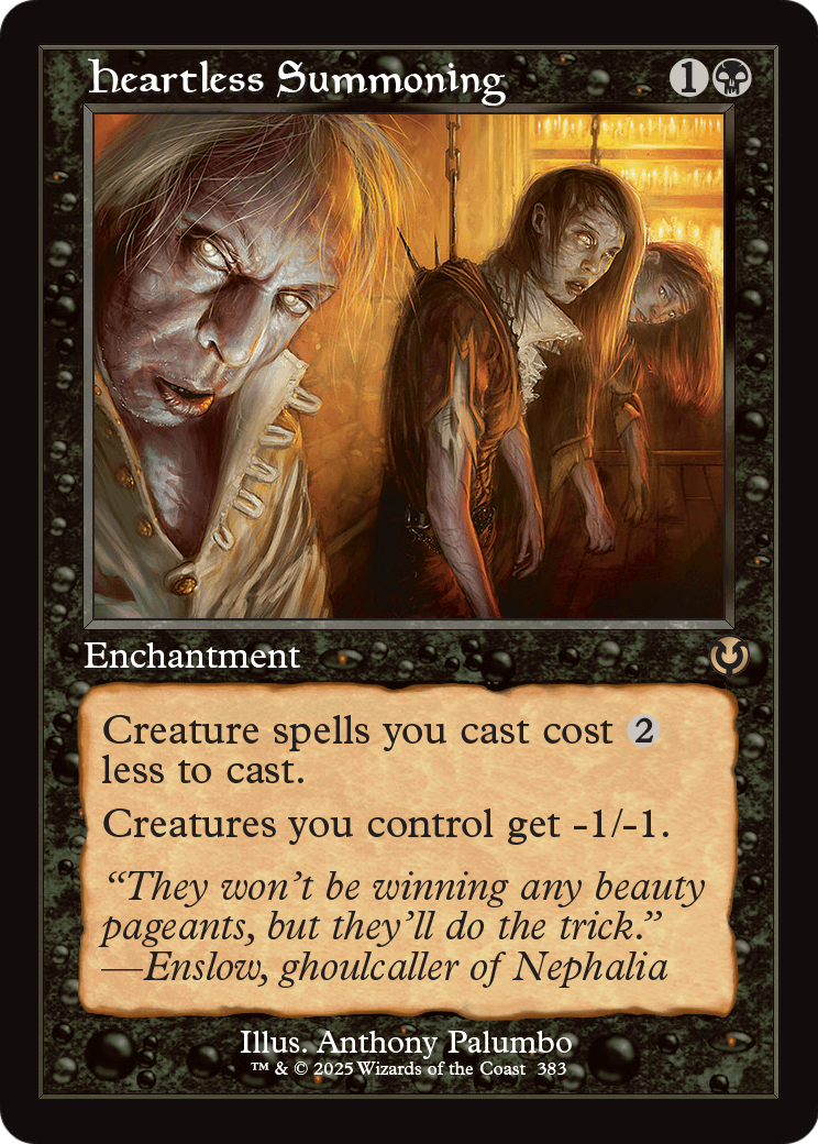 Heartless Summoning (Retro Frame) (INR-383) [Innistrad Remastered] Foil